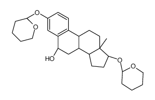 (17β)-3,17-双[[四氢-2H-吡喃-2-基)氧基]-雌-1,3,5(10)-三烯-6-醇结构式