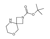 8-氧杂-2,5-二氮杂螺[3.5]壬烷-2-羧酸叔丁酯结构式