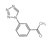 1-[3-(1H-四唑-1-基)苯基]-乙酮结构式