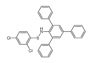 N-[(2,4-dicblorophenyl)thio]-2,4,6-triphenylaniline Structure