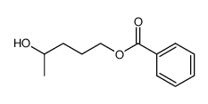 1-benzoyloxy-4-hydroxypentane Structure
