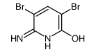 6-amino-3,5-dibromo-1H-pyridin-2-one Structure