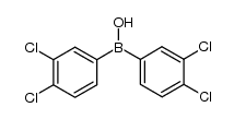 bis(3,4-dichlorophenyl)borinic acid结构式