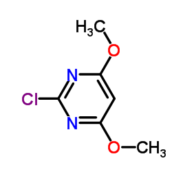2-CHLORO-4,6-DIMETHOXYPYRIMIDINE Structure