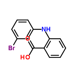 2-(3-溴苯基氨基)-苯甲酸结构式