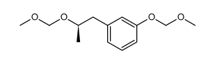 1-Methoxymethoxy-3-((R)-2-methoxymethoxy-propyl)-benzene结构式