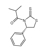 (S)-2-methyl-1-(4-phenyl-2-thioxothiazolidin-3-yl)propan-1-one Structure