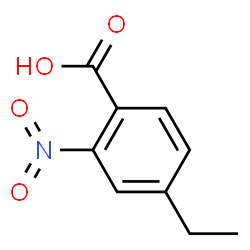 Benzoic acid, 4-ethyl-2-nitro- (9CI) Structure