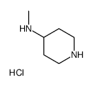 N-methylpiperidin-4-amine,hydrochloride Structure