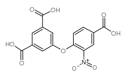 5-(4-carboxy-2-nitrophenoxy)benzene-1,3-dicarboxylic acid Structure