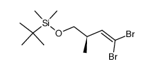 (2R)-1-(tert-butyl(dimethyl)silyloxy)-4,4-dibromo-2-methylbut-3-ene Structure