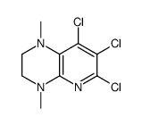 6,7,8-trichloro-1,4-dimethyl-2,3-dihydropyrido[2,3-b]pyrazine结构式