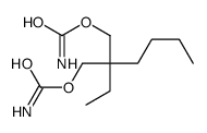 2-Butyl-2-ethyl-1,3-propanediol 1,3-dicarbamate结构式