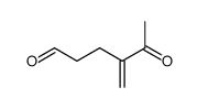 Hexanal, 4-methylene-5-oxo- (9CI) structure