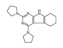 2,4-dipyrrolidin-1-yl-6,7,8,9-tetrahydro-5H-pyrimido[4,5-b]indole Structure