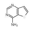 4-氨基噻吩并[3,2-D]嘧啶结构式