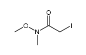 2-iodo-N-methoxy-N-methylacetamide结构式