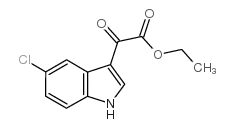 2-(5-氯-1H-吲哚-3-基)-2-氧代乙酸乙酯结构式