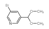 3-溴-5-(二甲氧基甲基)吡啶结构式