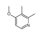 4-甲氧基-2,3-二甲基吡啶结构式