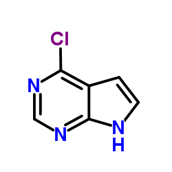 4-Chlor-7H-pyrrolo[2,3-d]pyrimidin Structure