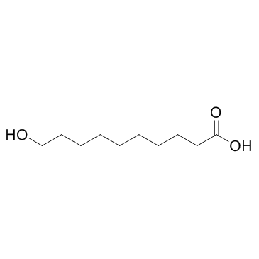 10-Hydroxydecanoic acid structure
