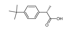 Benzeneacetic acid, 4-(1,1-dimethylethyl)--alpha--methyl-, (S)- (9CI)结构式