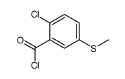 2-chloro-5- (methylthio)benzoyl chloride Structure