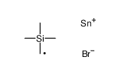 [bromo(dimethyl)stannyl]methyl-trimethylsilane Structure
