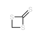 1,3-dithietane-2-thione结构式