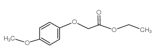 (4-甲氧基苯氧基)乙酸乙酯结构式