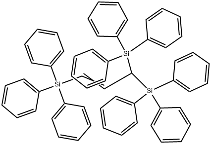 1,3,3-tris(triphenylsilyl)-1-propene结构式
