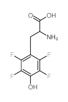Tyrosine,2,3,5,6-tetrafluoro- structure