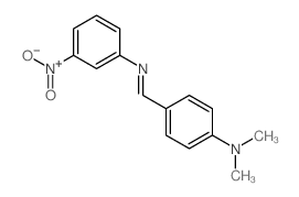 Benzenamine,N,N-dimethyl-4-[[(3-nitrophenyl)imino]methyl]- picture