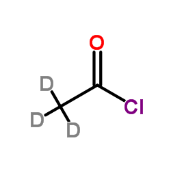 乙酰氯-d3结构式