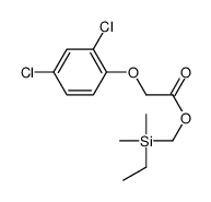 [ethyl(dimethyl)silyl]methyl 2-(2,4-dichlorophenoxy)acetate Structure