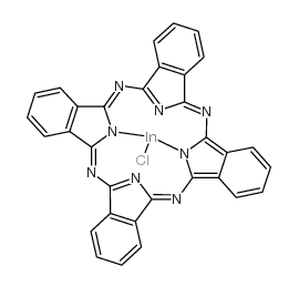 铟(III)酞菁氯化物结构式