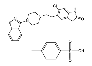 ziprasidone tosylate结构式