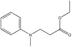 N-甲基-N-[2-(乙氧羰基)乙基]苯胺结构式