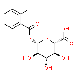 2-iodobenzoyl glucuronide Structure