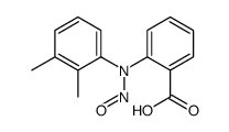 N-Nitroso-N-(2,3-dimethylphenyl)anthanilic acid structure
