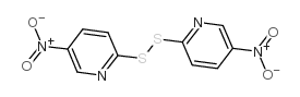 2,2'-dithiobis(5-nitropyridine) Structure