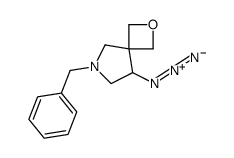 8-叠氮基-6-(苯基甲基)-2-噁-6-氮杂螺[3.4]辛烷结构式