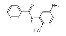 N-(2-甲基-5-氨基苯基)苯甲酰胺结构式