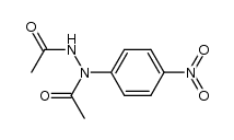 acetic acid 2-acetyl-1-(4-nitrophenyl)hydrazide结构式