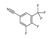 3,4-difluoro-5-(trifluoromethyl)benzonitrile Structure