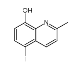 5-iodo-2-methylquinolin-8-ol结构式