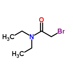 N,N-二乙基-2-溴乙酰胺结构式