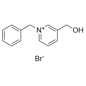 1-苄基-3-(羟甲基)吡啶-1-溴化物结构式