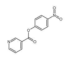 p-Nitrophenyl nicotinate Structure